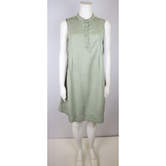 MARRAKECH - WOMEN'S GREEN SLEEVELESS A-LINE DRESS - SIZE S - Picture 1 of 10